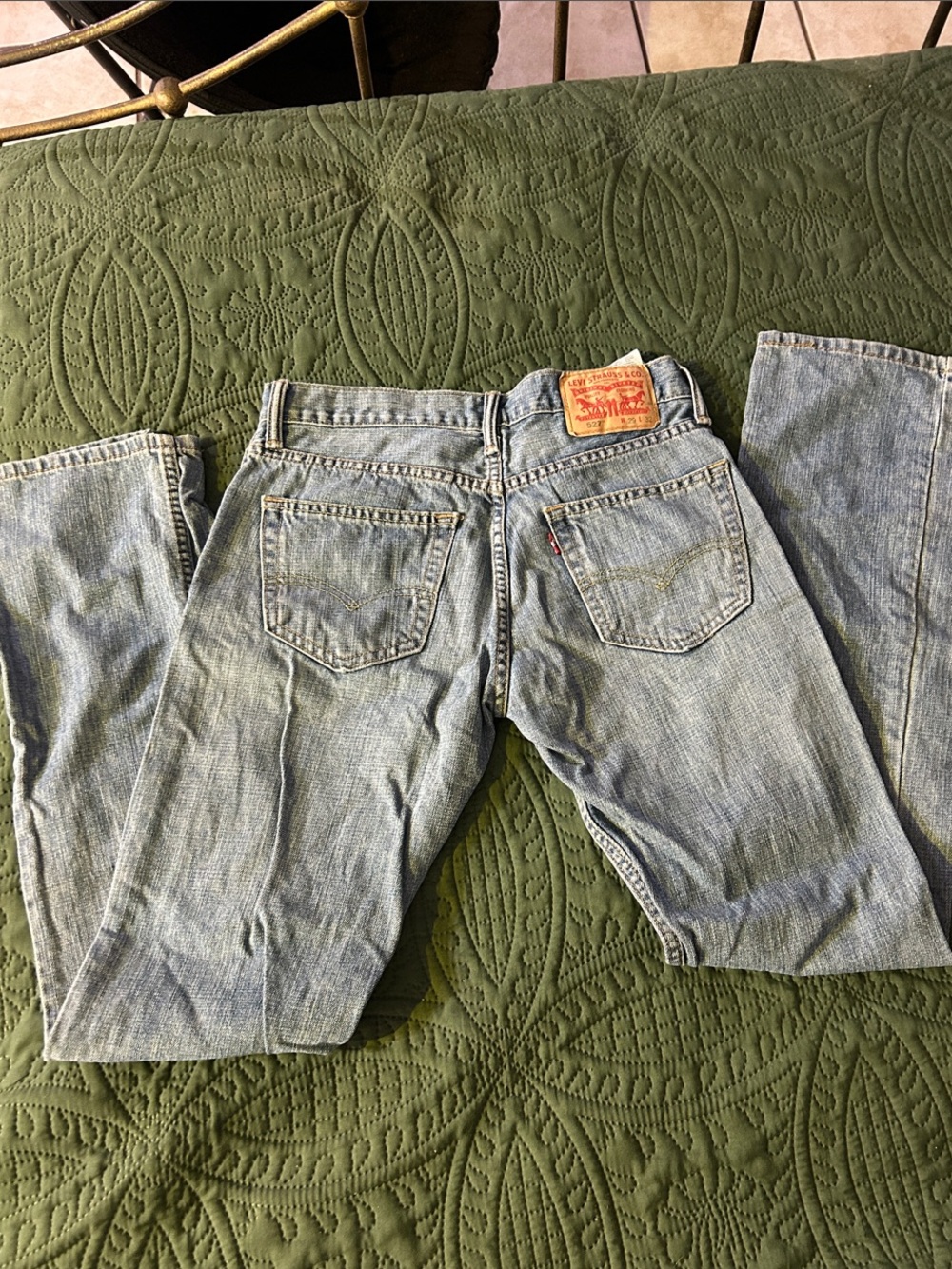 Levi's Men's Light Blue Straight Jeans - Picture 1 of 4